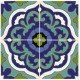 Ceramic High Relief Tile Gardena Blue